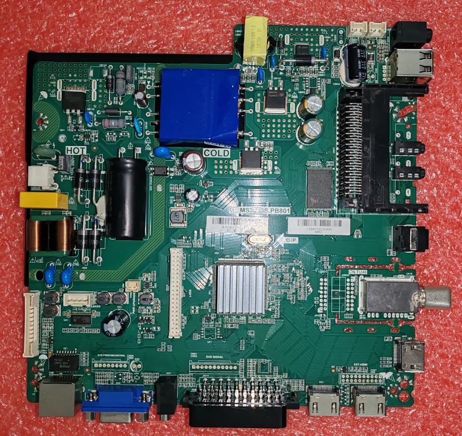 

Free shipping! TP.MS3563S.PB801 Three in one TV motherboard tested well 75W 560ma BH-19212