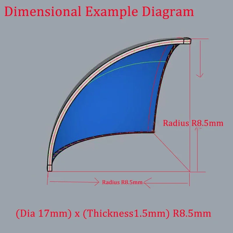 1/8 Circle Welding Decorative Ball Sheet Dia17-800 Thickness 1-2mm 3D Corner Iron Triangular Ball Plate Arc Triangle Metal Decor
