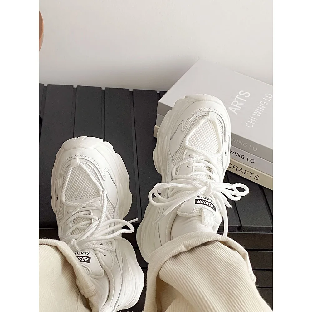 2024 Spring New Women Thick Sole Sports Outdoor Shoes Breathable Women Casual Shoes Lightweight/Comfortable Women Shoes 24-183