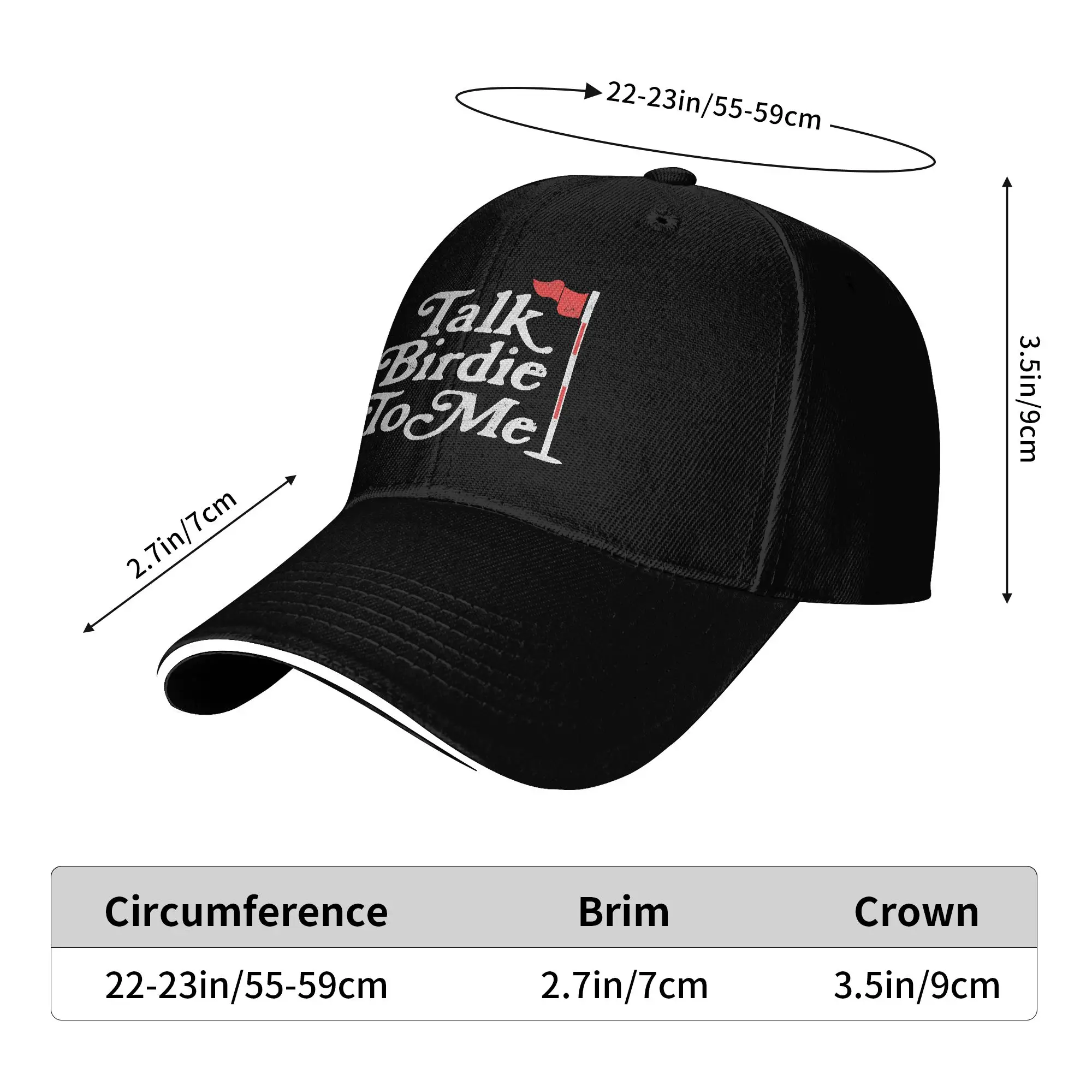 Talk Birdie to Me Sun Baseball Cap Summer Men Adult  Design Hip Hop Hats High Quality Streetwear Running Hippie Baseball Caps