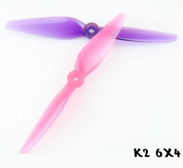 8PCS 4CW 4CCW HQPROP Ethix K2 Bubble Gum 6X4 6040 2-Blade Propeller for FPV Racing Freestyle 6inch Long Range LR6 Drones Parts