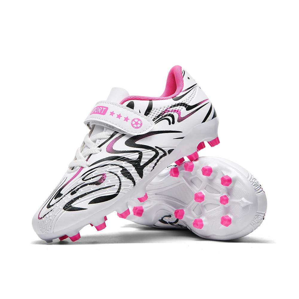 Children's football shoes, young students' breathable broken nails, large and medium-sized children's sports shoes for competiti