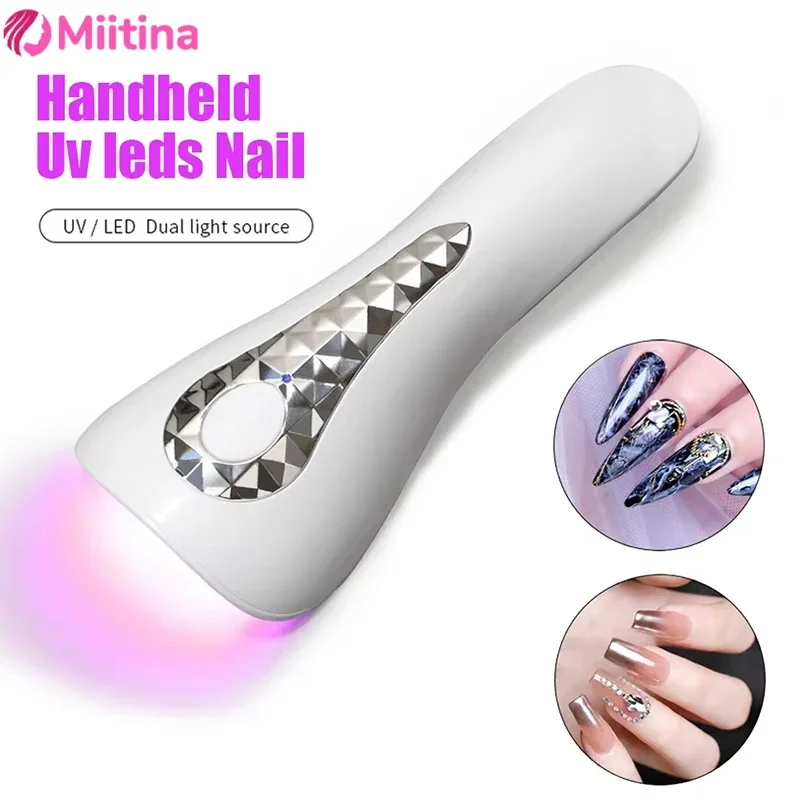 Lamp For Nails Drying Lamp Handheld UV LED Rechargeable Mini Manicure Lamp Nail Dryer For Gel Nails Portability Nail Art Tools