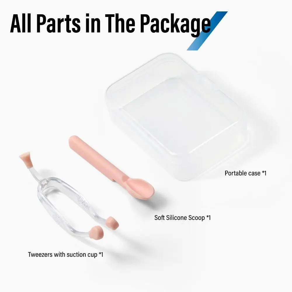 Convenient Contact Lens Wearing Aids with Box Portable Contact Lens Remove Tweezers Soft Suction Rod Integrated Support Set