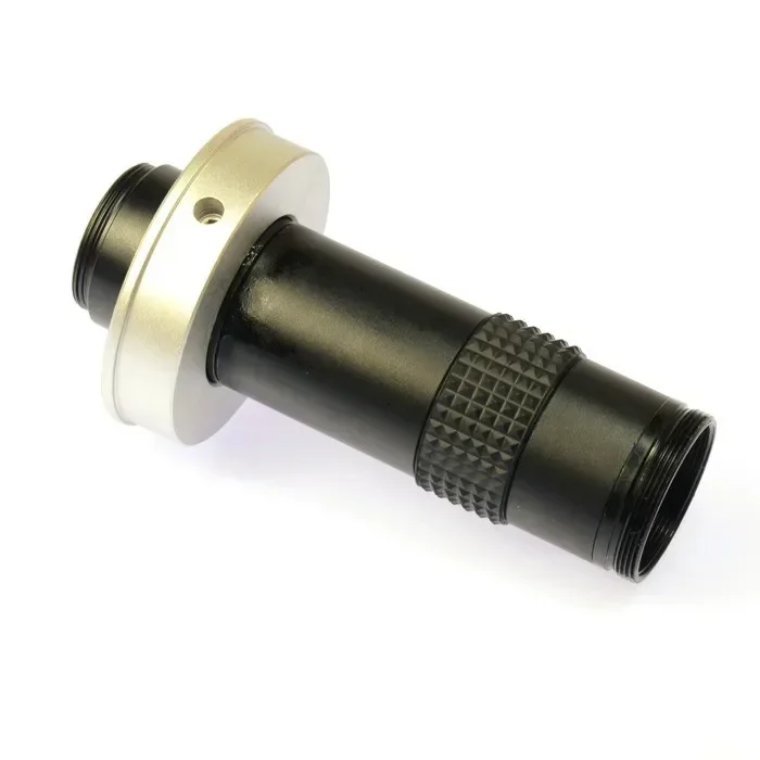 

120X Zoom Lens Visual Lens with 50mm Ring Adapter, Suitable for Digital Microscopes