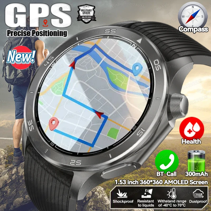 

Для XIAOMI оригинальные умные часы X2 MAX, GPS, спортивный компас, трек, пульс, музыка, Bluetooth-вызов, IP68, водонепроницаемые умные часы AMOLED
