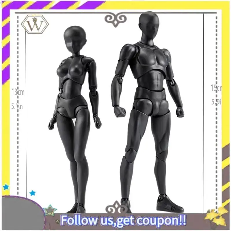 New Action Figures PVC Model With Box Drawing Figure Models For Artists(Female+Male)