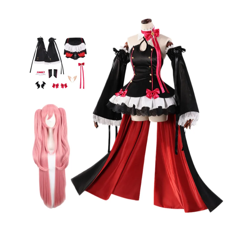 

Anime Seraph of the end Krul Tepes Cosplay Costume Wig Vampire Costume Full Set