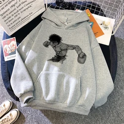 Kbg Hajime No Ippo Kaus hoodies women anime 90s Kawaii vintage clothes hoddies female harajuku sweater