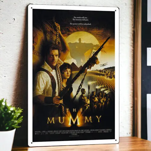 The Mummy (1999) Metal Movie Poster Tin Sign Plaque Film 8\