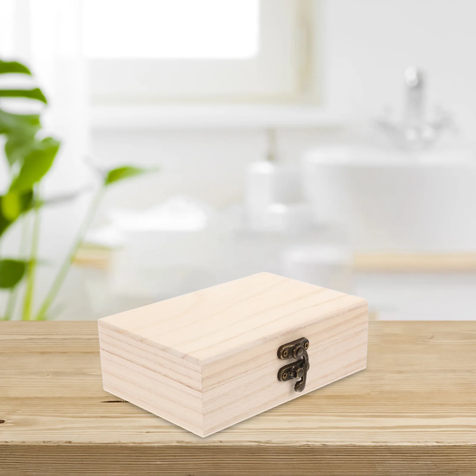 

Wooden Storage Boxes Unfinished Craft Boxes Lids Diy Madera Handmade Bulk Rectangular Versatile Jewelry Tea Watches Keepsake