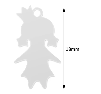 

small crown boy girl pendant Stainless steel 50pcs