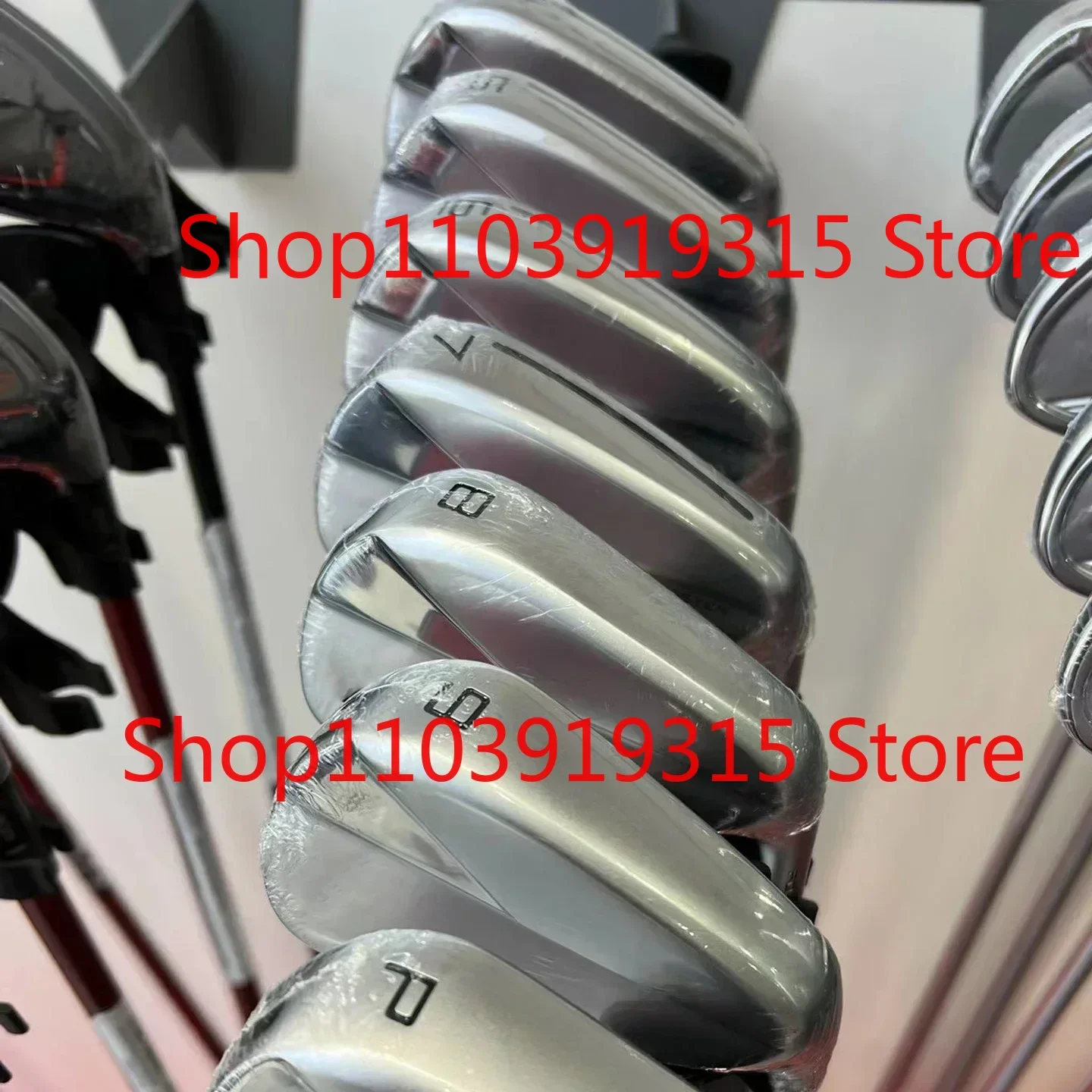 

LISM 7PCS Golf Clubs Silver 770 Irons 770 Golf Iron Set 4-9P R/S Flex Graphite/Steel Shaft with Headcover