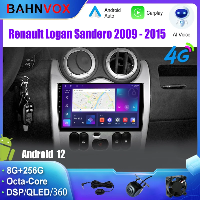 

9" Android Car Radio For Renault Logan 1 Sandero 2009 - 2015 For Dacia Duster 2010 - 2017 Multimedia Video Player Navigation