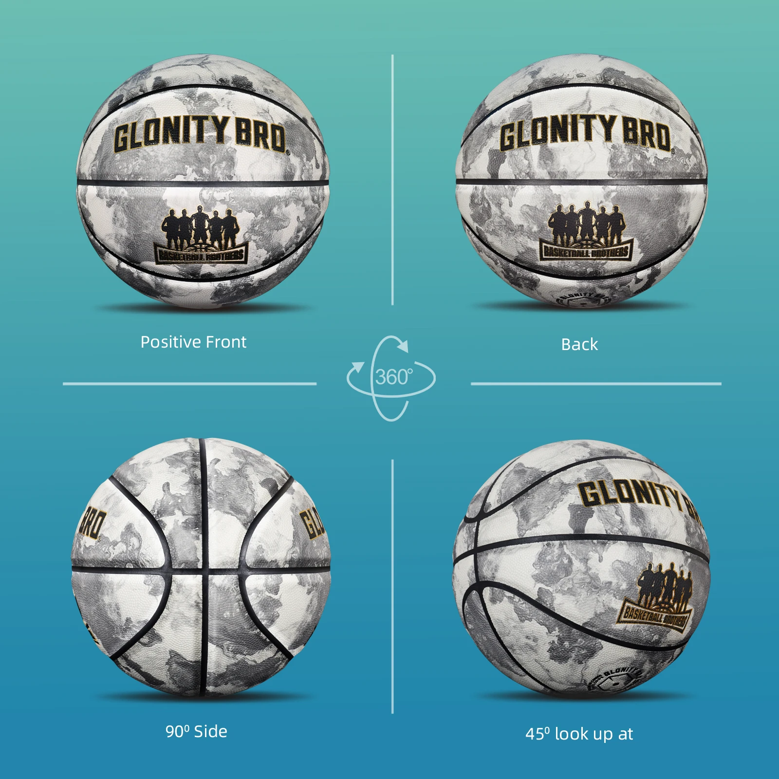 남성 여성을위한 빛나는 녹색 농구, 공식 크기 5/6/7 부드러운 복합 가죽 In & Outdoor Street Luminous Ball Night Use Game