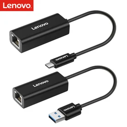 Lenovo USB 3.0 Type C To RJ45 Wired 1000M Ethernet Adapter Card Connector For Computer Laptop Ultrabook MacBook Converter