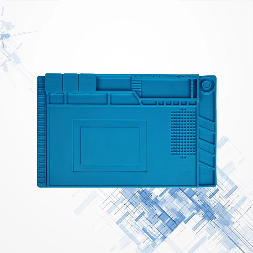 

Heat Resistant Anti Static Mat for Electronics Repair Cell Phone Computer Maintenance Large Soldering Workbench Magnetic