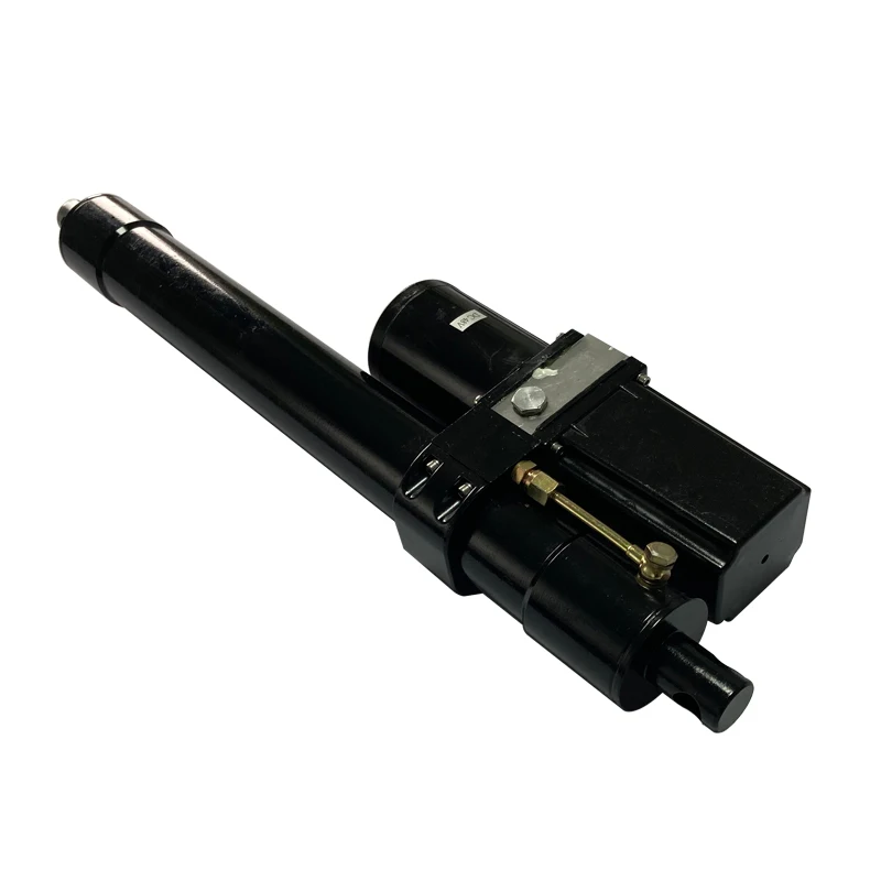 New 800w 450mm Stroke 24v/48v Dc Electro Hydraulic Cylinder Dc Hydraulic Push Rod Linear Actuator view 2