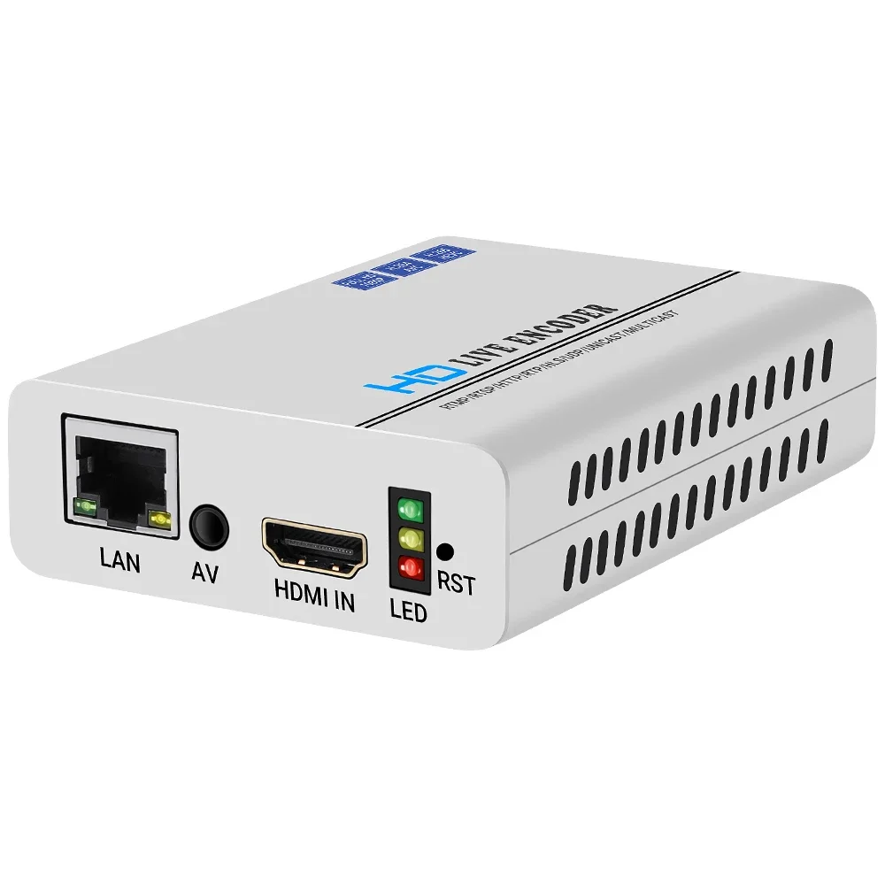 H.265 H.264 HDMI CVBS AV RCA Encoder streaming video Encoder IPTV HD SD Video Encoder trasmissione in diretta con PAL NTSC
