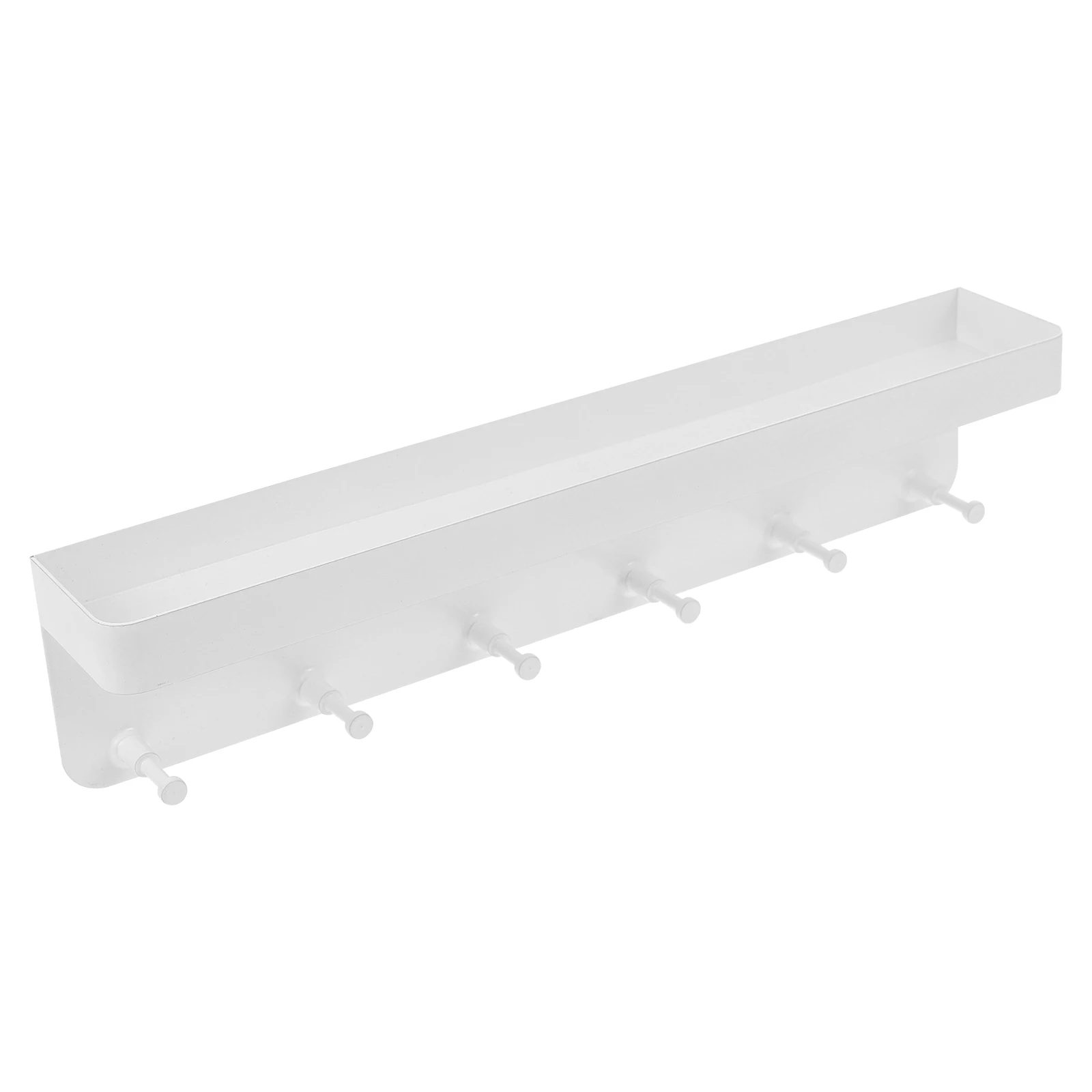 Wall Mounted Hook Rack Storage Organizer Metal Umbrella Stand Shelf Holder Home Kitchen Bathroom Entryway Premium Easy