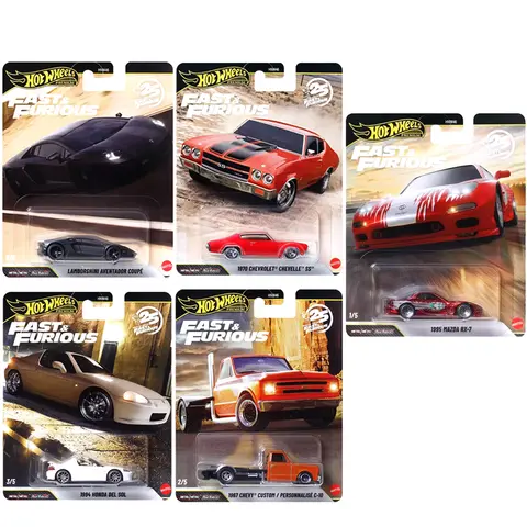 Genuine Hot Wheels Premium Metal Riders Car Fast&Furious 25th