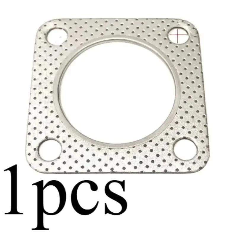 for Exhaust Pipe Interface Gasket, Square Four Hole Flange Automotive Muffler Exhaust Pipe,High-temperature Resistant Sealing