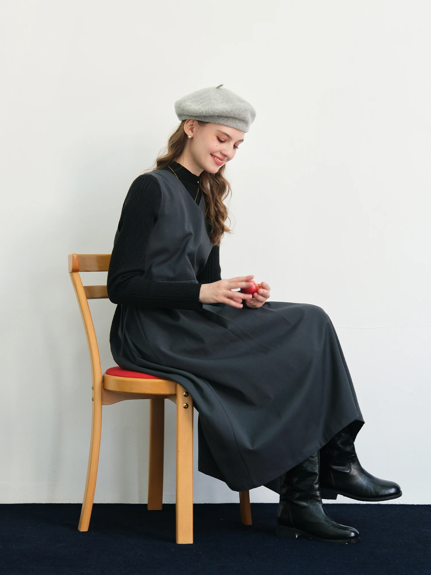 

Шерстяной жилет Botanique Bla Dr's Breakfast, двусторонний, из смесового полиэстера, зимняя коллекция, женская мода