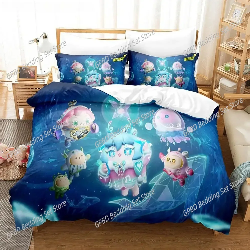 

Home Textiles Eggy Party Bedding Set Pillowcases Single Twin Full Queen King Kids Bed Linen 3d Printed Game Eggy Duvet Covers