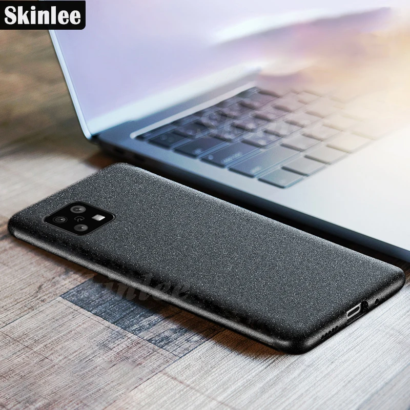 Skinlee For Sharp Aquos Sense 5G Case Matte Texture Solid Color Silicone Soft Cover For Aquos Sense4 4G Lite Back Coque