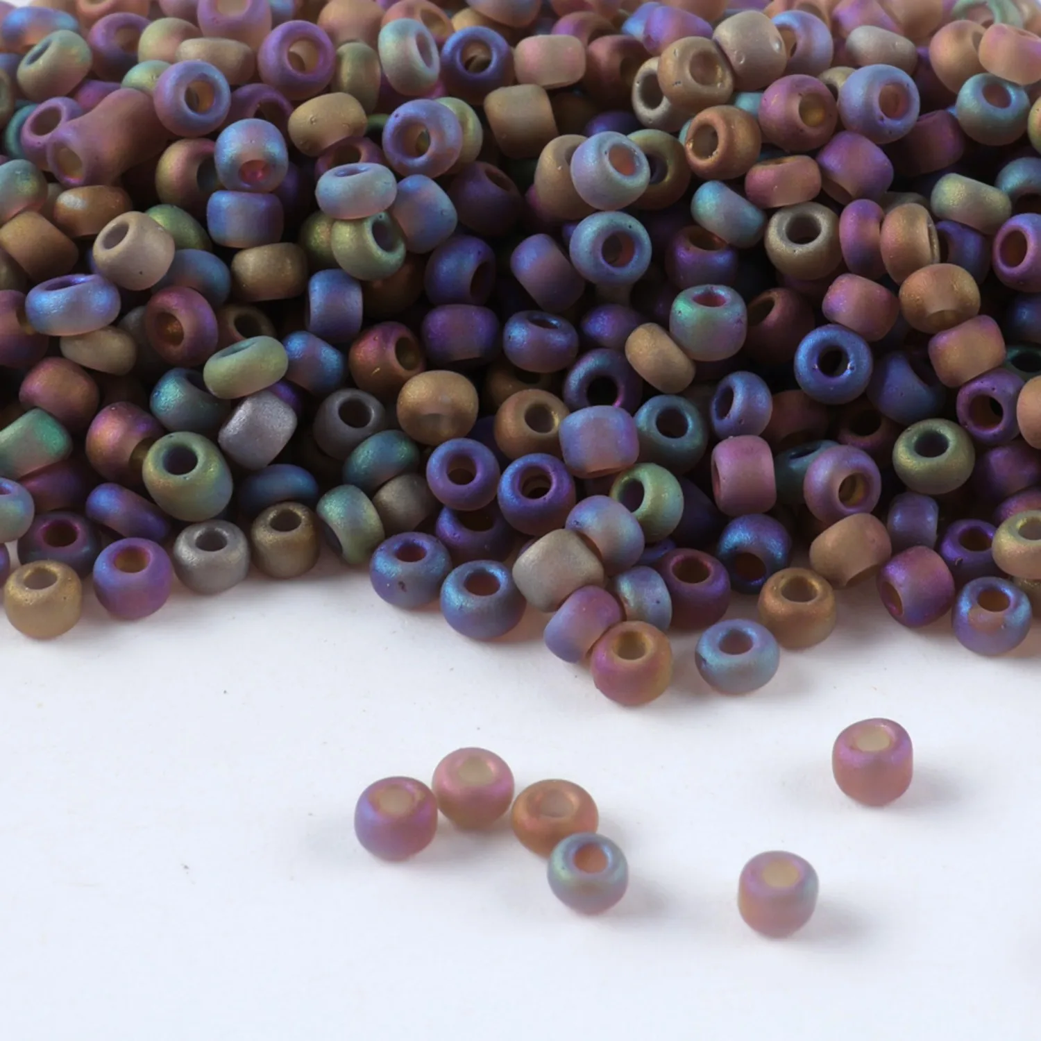 Hochwertige CJ 11/0 Mattierte Rocailles-Perlen für Schmuckherstellung, 10g/Röhrchen, Geeignet für Alle Arten von DIY-Bastelarbeiten – Detail 23