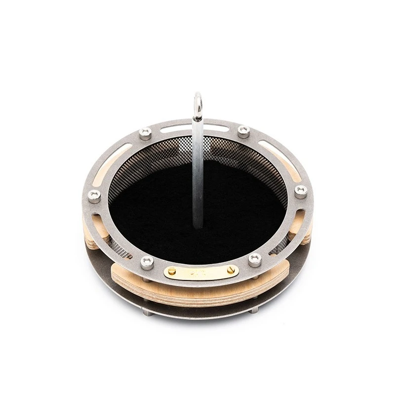 

Retro mosquito coil tray tray stainless steel creative outdoor mosquito coil box household hanging mosquito coil rack fireproof