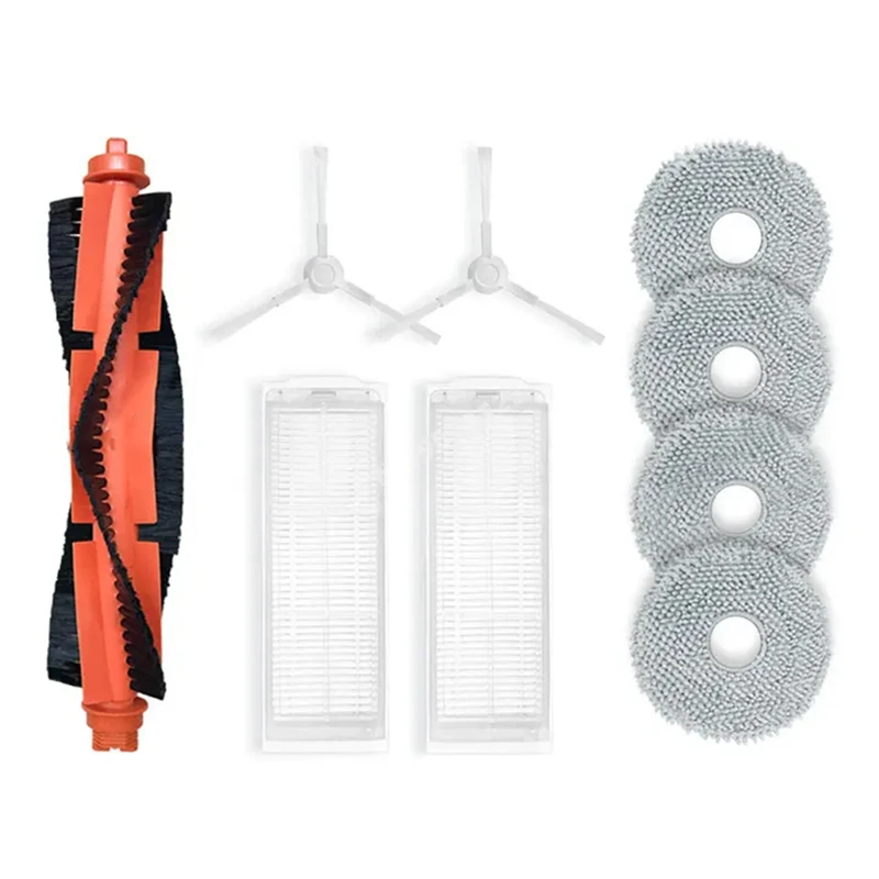 For Xiaomi Robot Vacuum X20 C101 Replacement Spare Parts Kit Main Side Brush Hepa Filter Mop Cloth