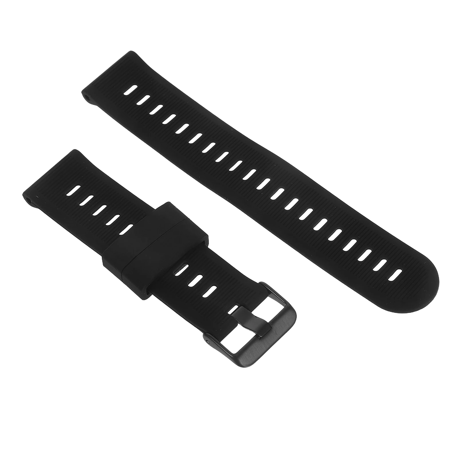 

Silicone Watch Band Black Pc Strap Adjustable Durable Compatible For Garmin Forerunner 945 935 Easy Clean Universal Replacement