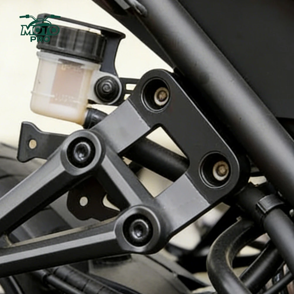

Motorcycle Passenger Footpeg Lowering Bracket Kit For Yamaha MT-10 SP FZ-10 2016-2026 Footrest Relocation Mount MT10 Accessories