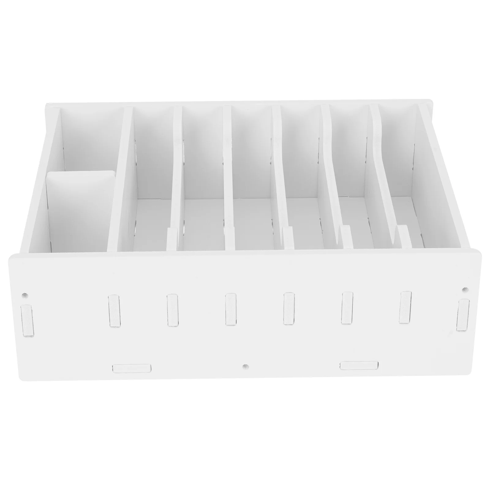 Caja de almacenamiento de recibos de teléfono móvil, bandeja para mostrador de oficina, soporte para teléfono móvil para escritorio, cajón de efectivo de madera