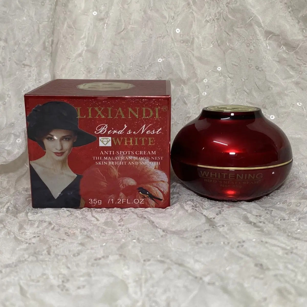 타이 버드네스트 화이트닝 크림, 브라이트닝 & 모이스처라이징, 빛나는 광채, 순한 포뮬러