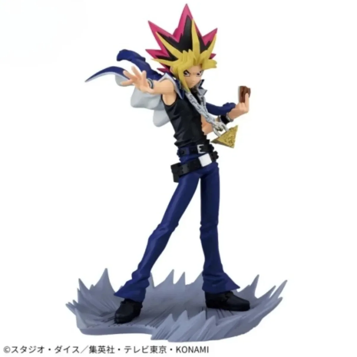 Anime Bandai originale originale BANPRESTO Yu-Gi-Oh! Kit modello di action figure Yugi Black Magician Girl & Darkness da 13 cm, regalo per bambini