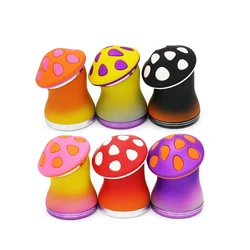 new big zinc alloy 63mm mushroom crusher grinders hand metal smoking tobacco herb accessories cigar tools storage