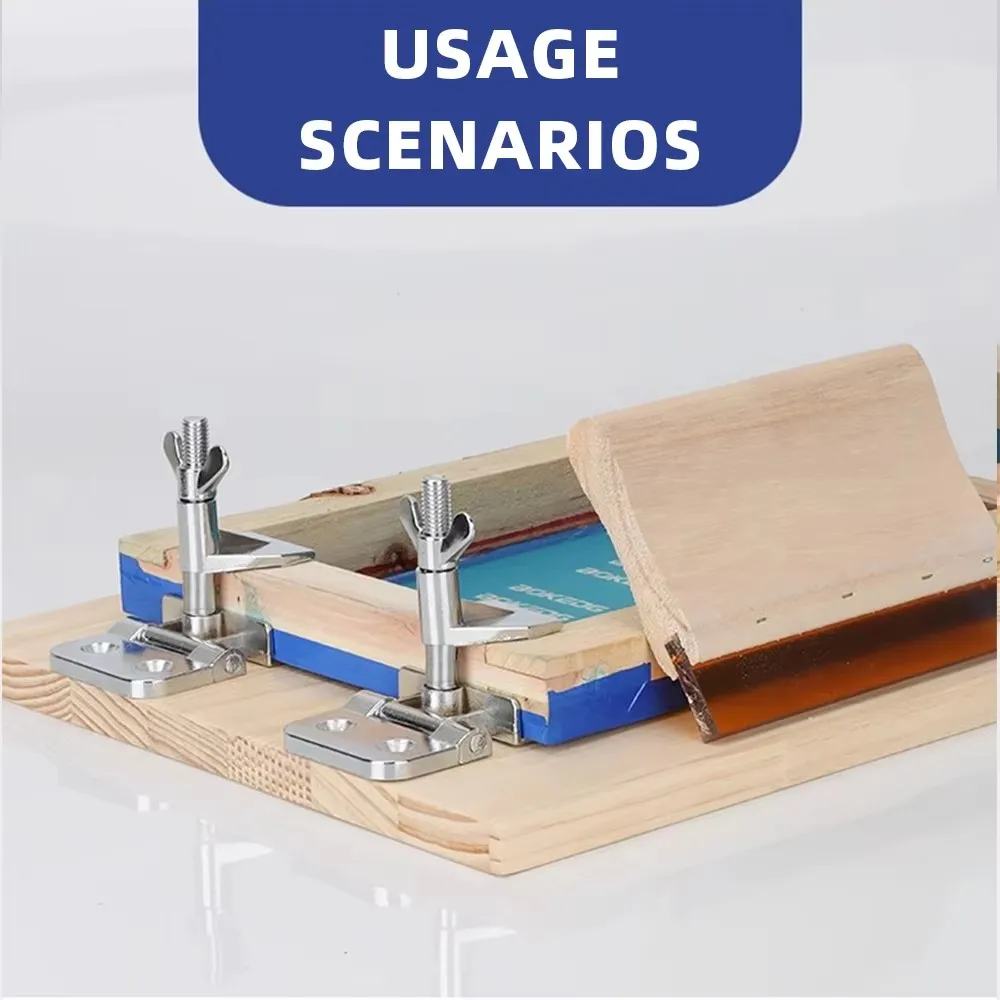 Printed Screen Butterfly Clip Locking Screen Clip Chrome Butterfly Clip Screen Frame Clip Locking Screen Clip