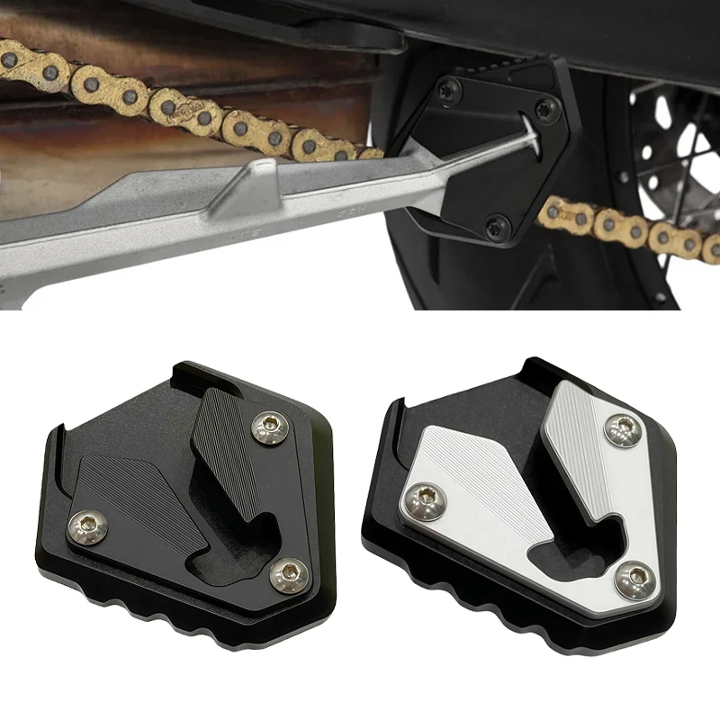 

Motorcycle CNC Aluminum Kickstand Pad Enlarger Extension Side Stand Plate For F900GS F 900 GS GS900 900GS 2023 2024 2025
