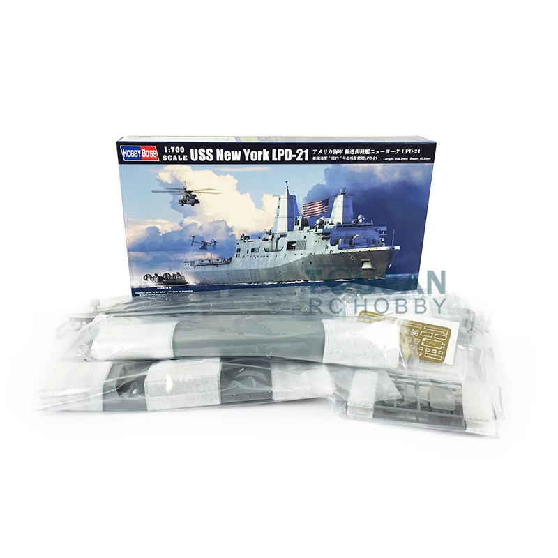 1/700 Hobby Boss 83415 USS New York LPD-21 Landing Ship Transport Static Model TH06114-SMT6