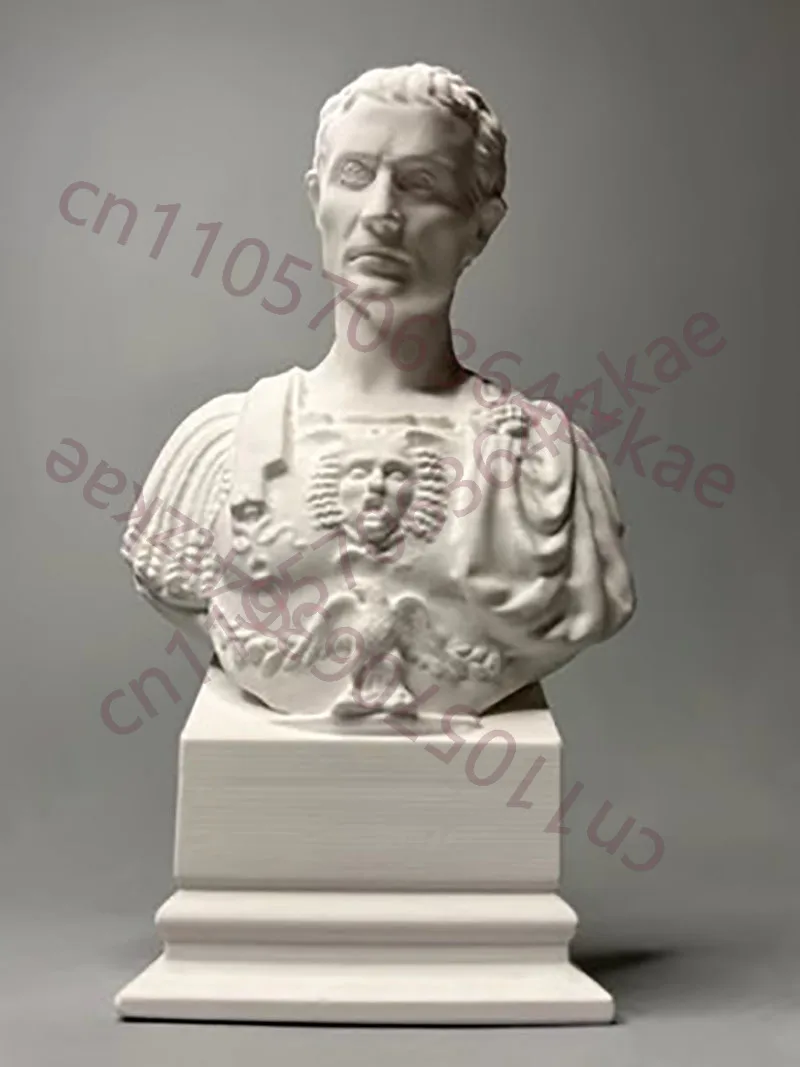 

Caesar's plaster statue, sculpture, bust, personality, niche, creative model, decoration, museum