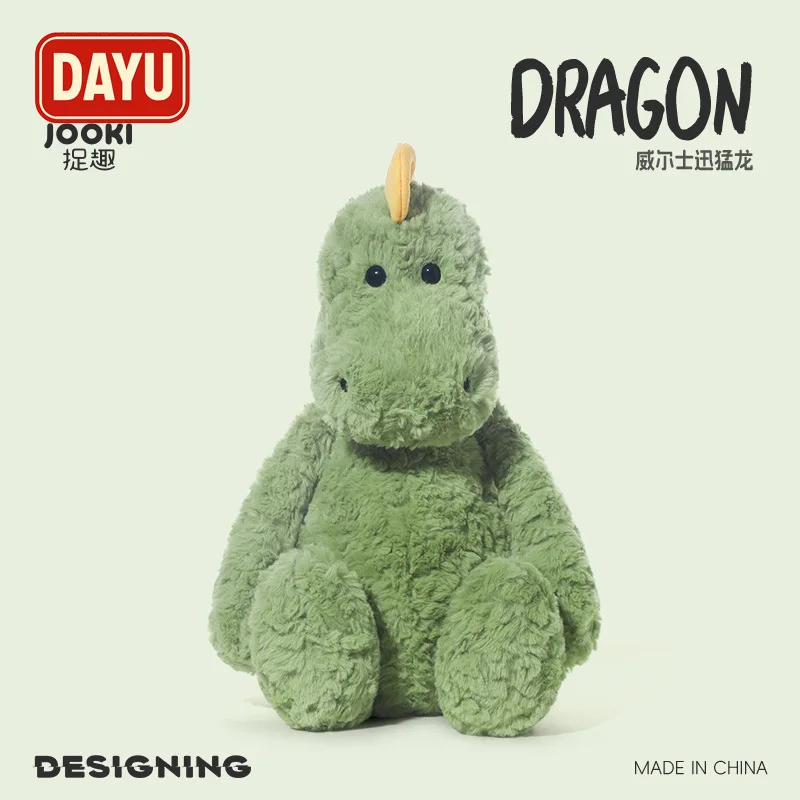 Pluszak Welsh Raptor, uroczy miękki dinozaur, wypchana lalka, poduszka do spania, przytulanka, prezent urodzinowy dla dziewczynek, uroczy pluszowy dinozaur.