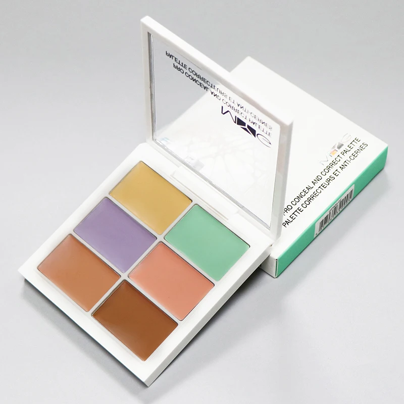 6 ColorConcealer Palette Bronzer Contouring Makeup Long Lasting 3d Face Concealer Cream