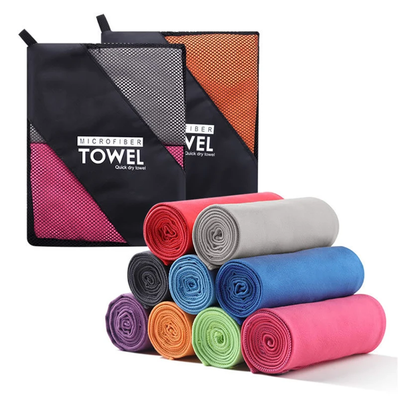 Portable Ultralight Absorbent Large Towel for Swimming Pool Swim Gym Fitness Yoga Beach Sports Microfiber Quick Dry Pocket Towel