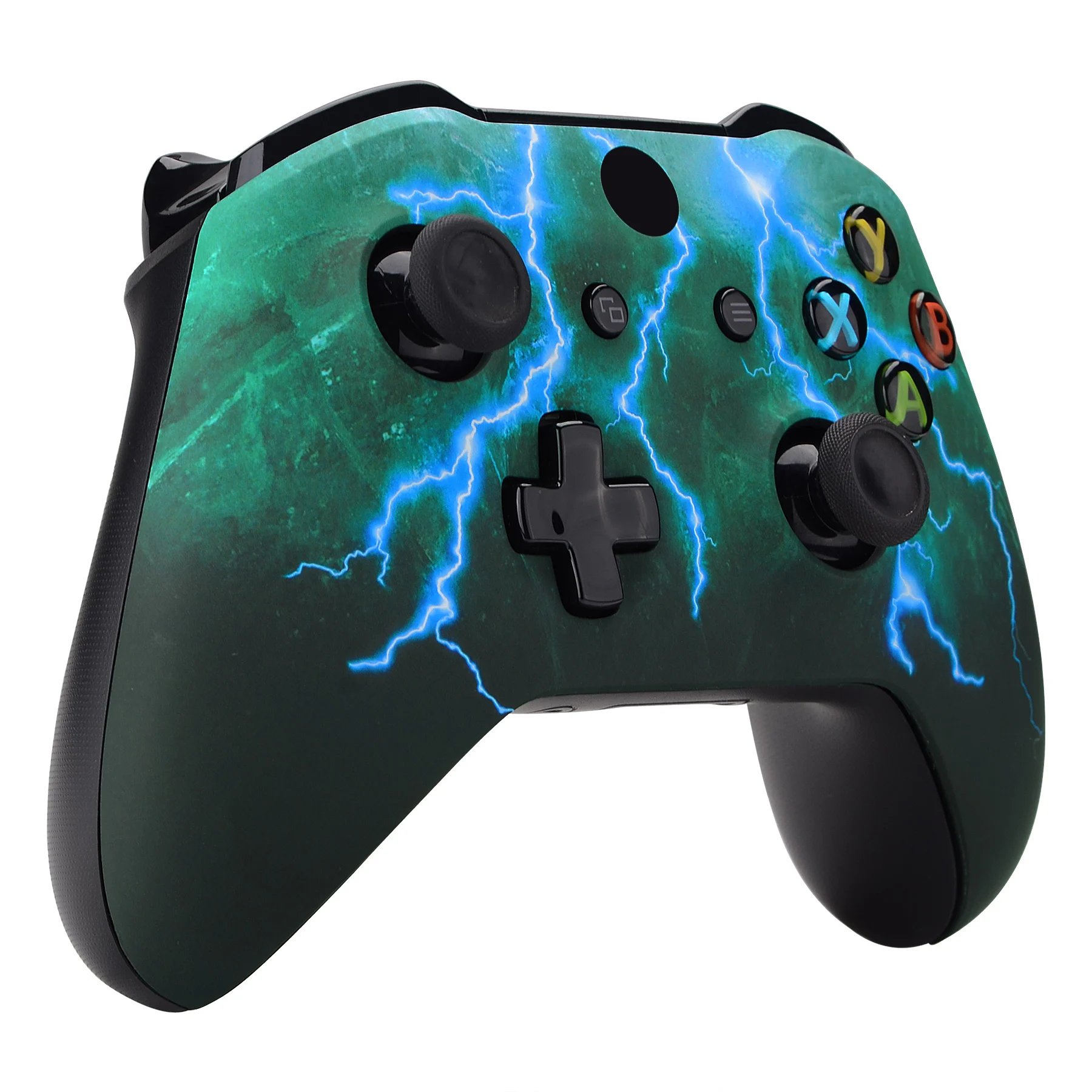 EXtremeRate-Façade à motifs de lave surréaliste, coque de boîtier avant pour manette Xbox One X et One S, modèle 1708