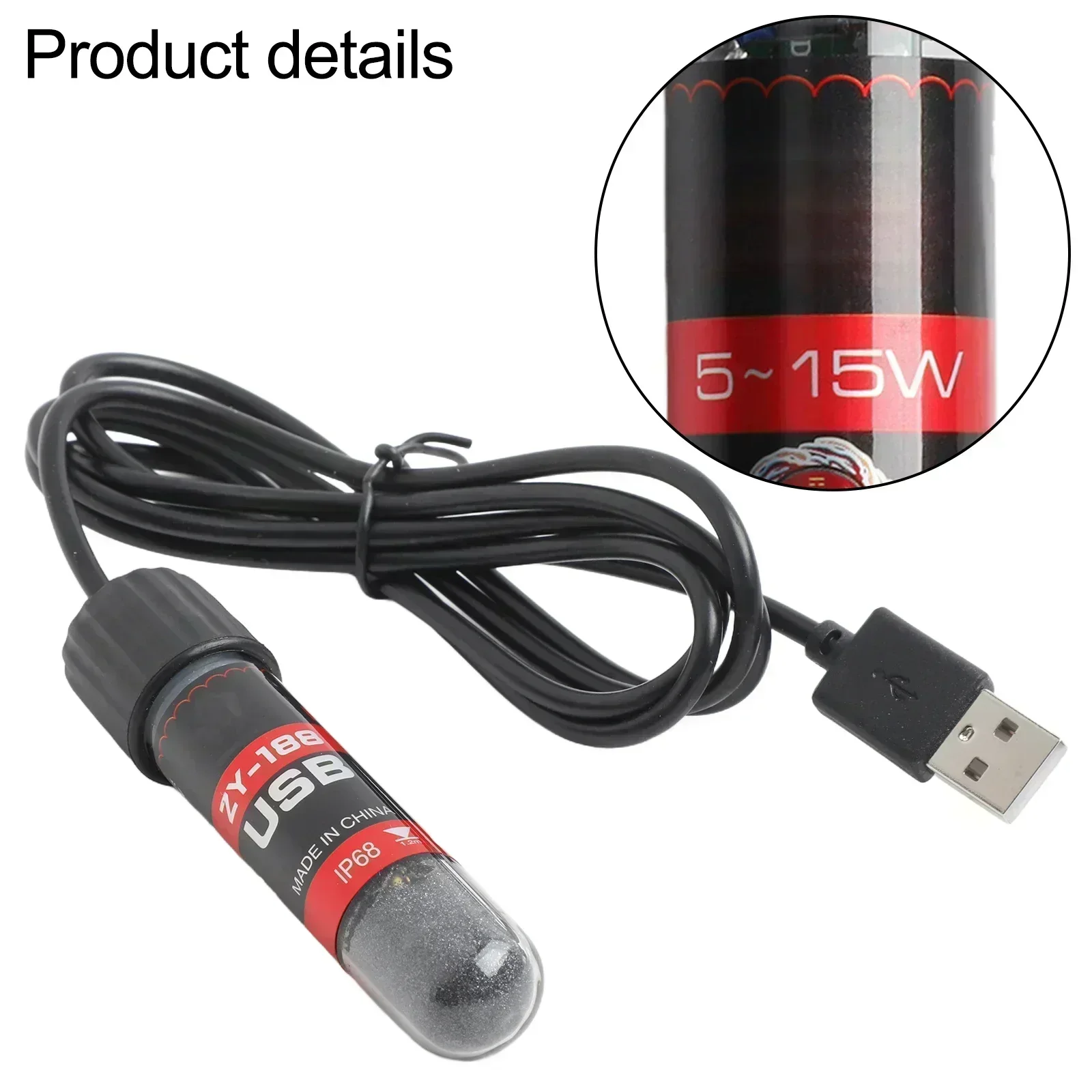 

90*20mm Fish Tank Heating Safe And Efficient Fish Heater Fish Tank Heater Quick Heating Efficient Warmth Hard Glass Tube