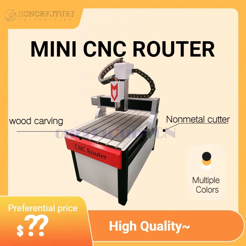 CNC Wood Engraving Machine 6090 3/4Axis Woodworking Engraver Aluminum Milling Drilling Tools Support Water Tank 6040 4040 Router