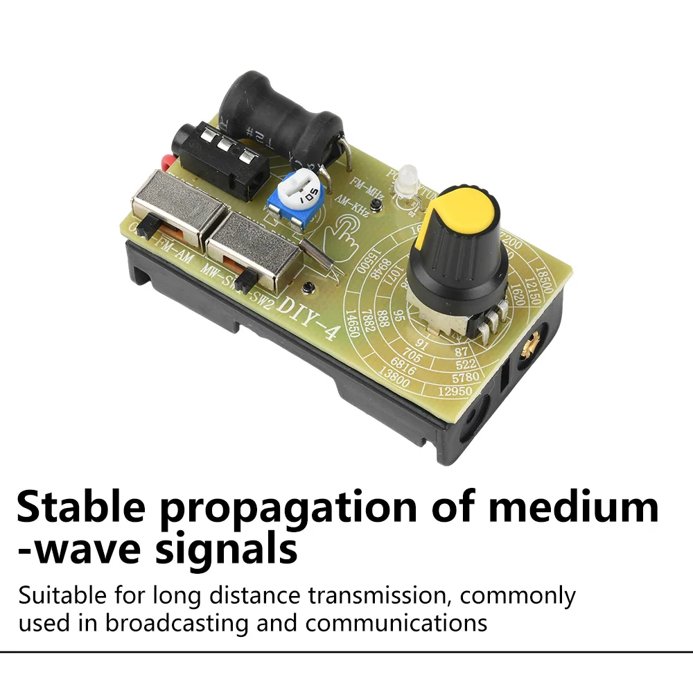 Módulo receptor transmisor estéreo de onda media de Radio para auriculares multibanda FM/MW/SW Módulo de Radio de modulación de frecuencia de 87-108MHz