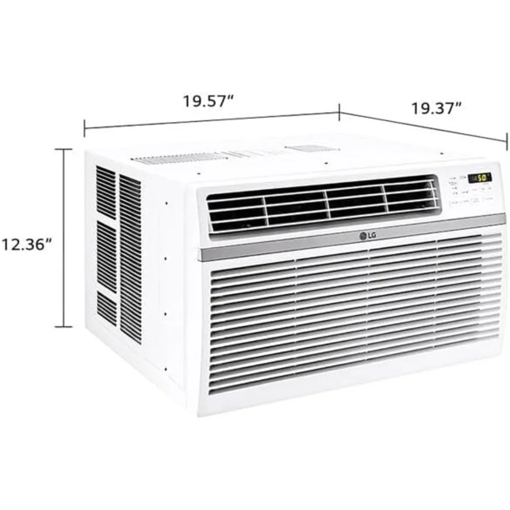 8000 BTU Window Air Conditioner, 115V, Cools 340 Sq.Ft. for Bedroom, Living Room, Apartment, Quiet Operation, Electronic Control